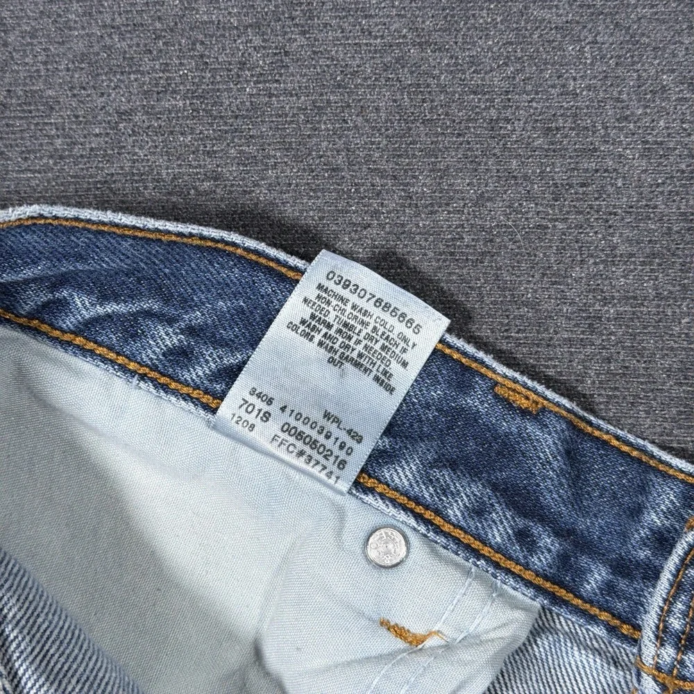 Vintage Levis Jeans Mens 34x33 Blue 505 Straight Denim Faded Workwear Y2K Grunge